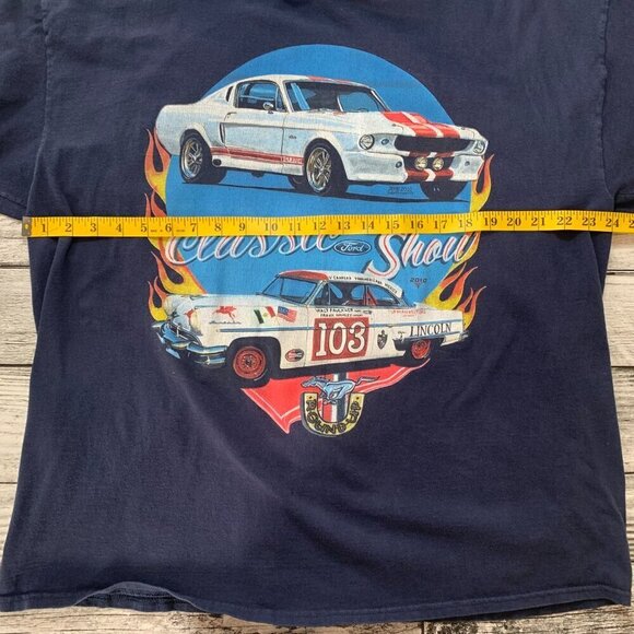 Ford Mustang T Shirt Classic Show Pacific Cascade Mustang Club 2010 - Picture 7 of 8